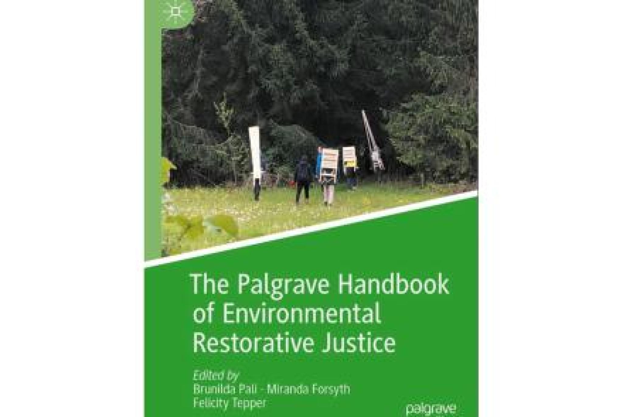 Image: Book cover, The Palgrave Handbook of Environmental Restorative Justice (Provided)