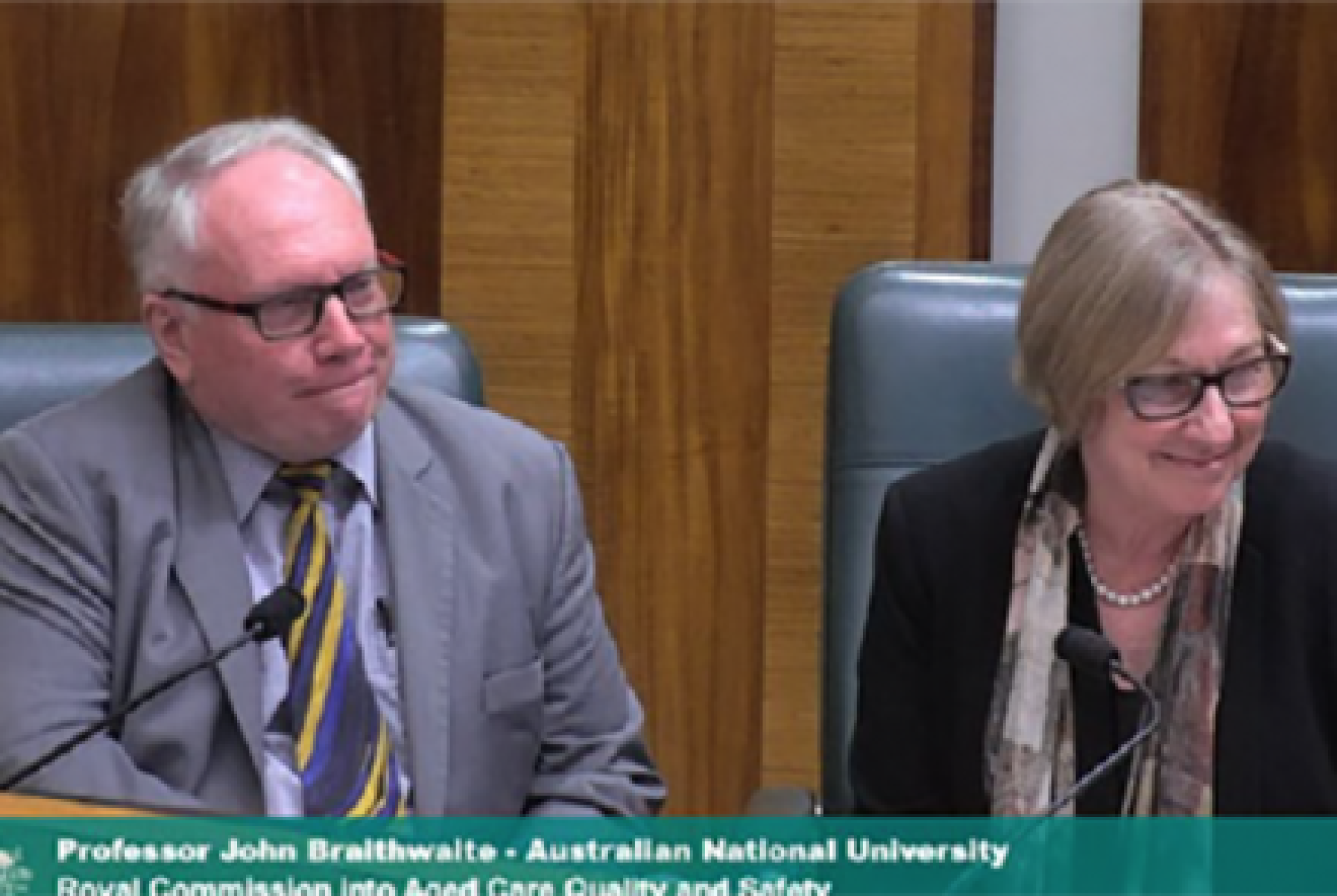 Image of Professor John Braithwaite and Professor Valerie Braithwaite (RegNet)