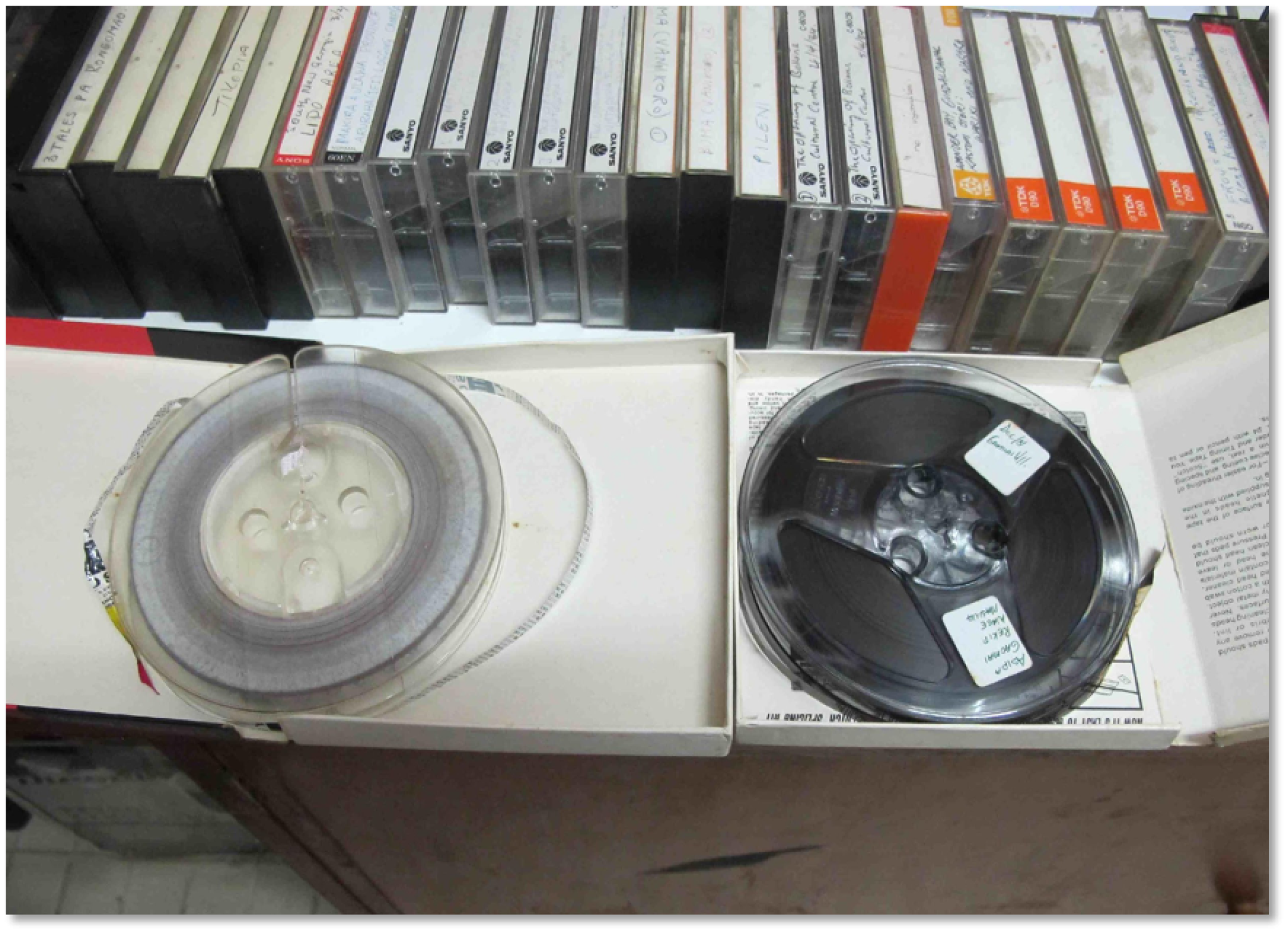Old tapes for digitisation