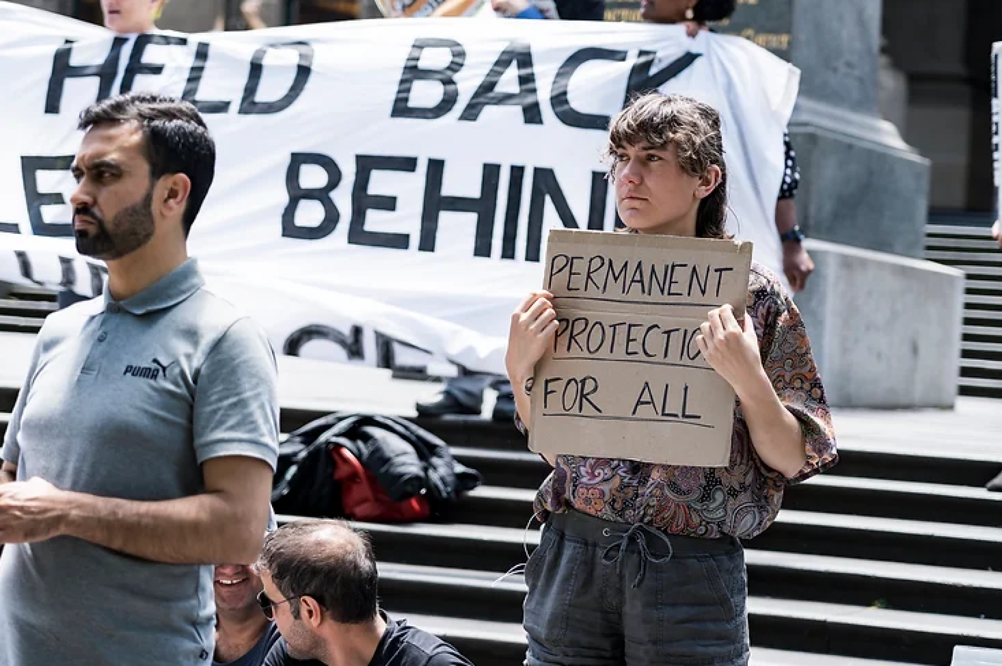 Rally initiated by the Refugee Action Collective (RAC) Melbourne, demanding permanent visas for refugees and asylum seekers. Photo: Matt Hrkac - Flickr