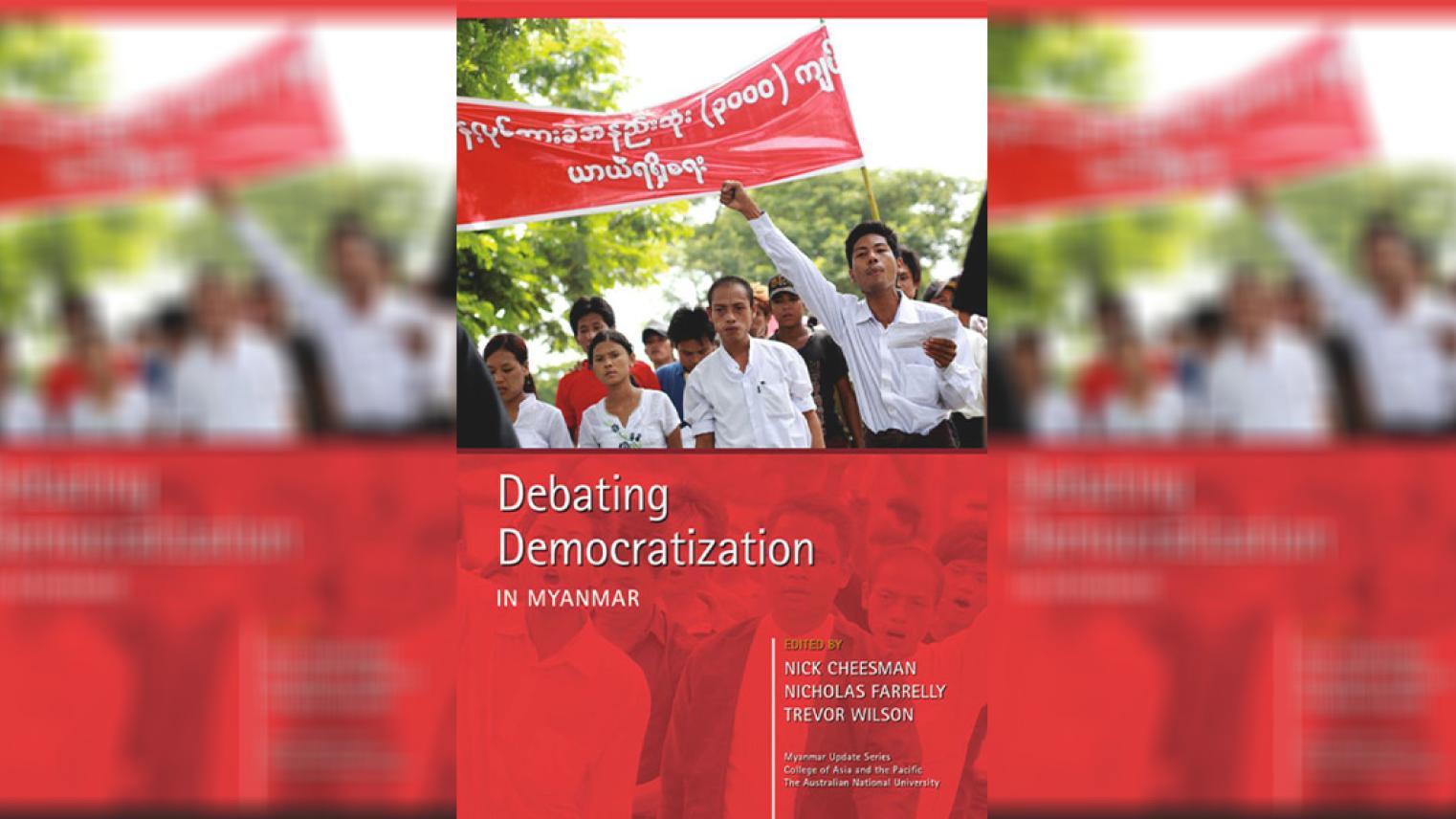 Debating Democratisation in Myanmar book cover