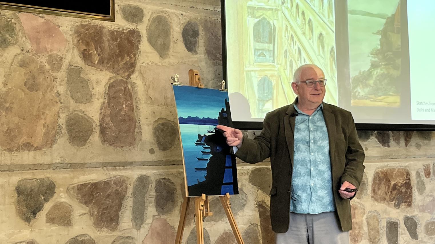 Peter Friedlander and his artwork