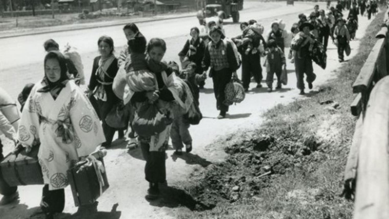 Expulsion of Japanese settlers from Manchuria following the end of World War II: Courtesy Wikimedia Commons