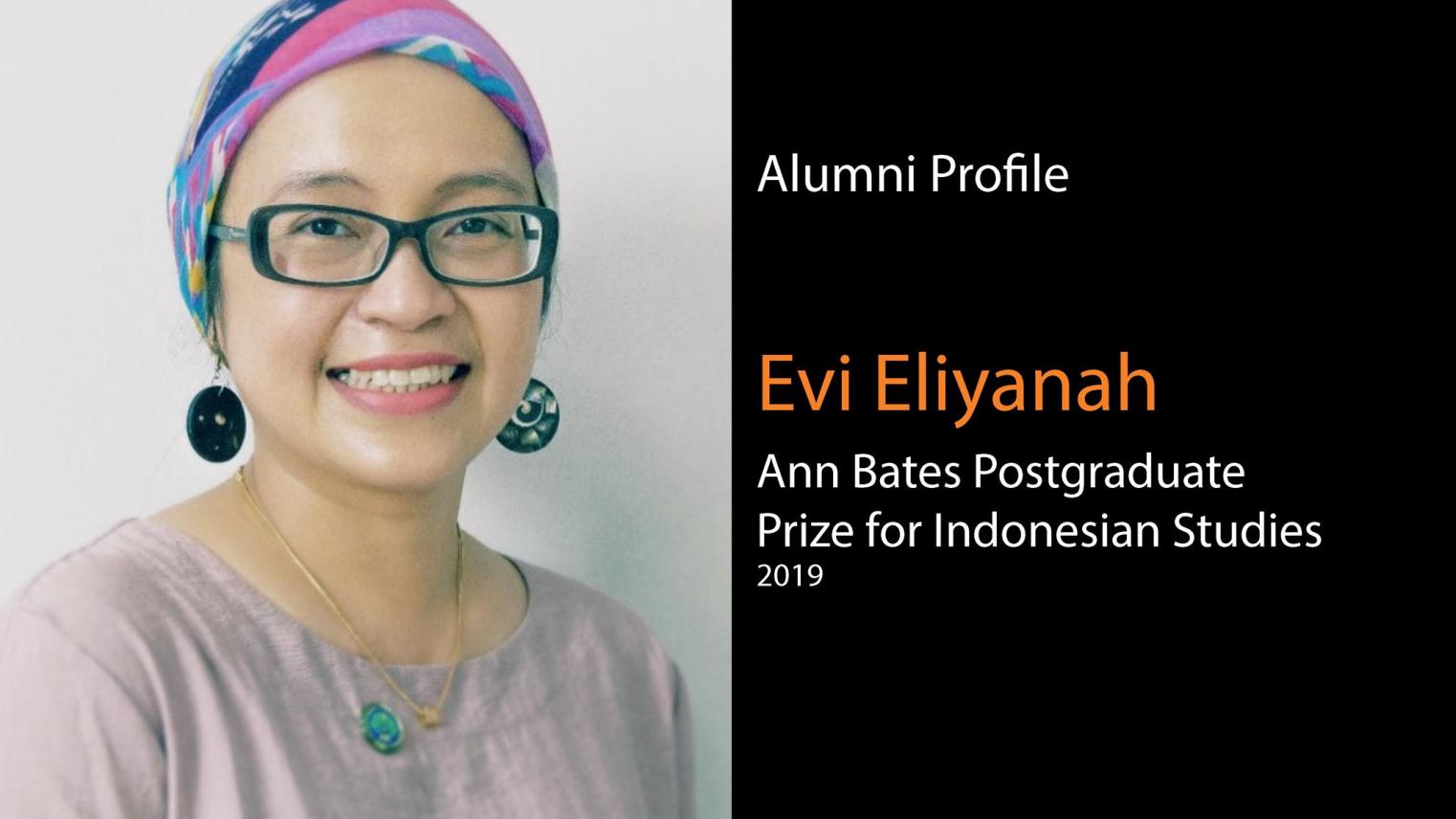 Alumni profile: Dr Evi Eliyanah